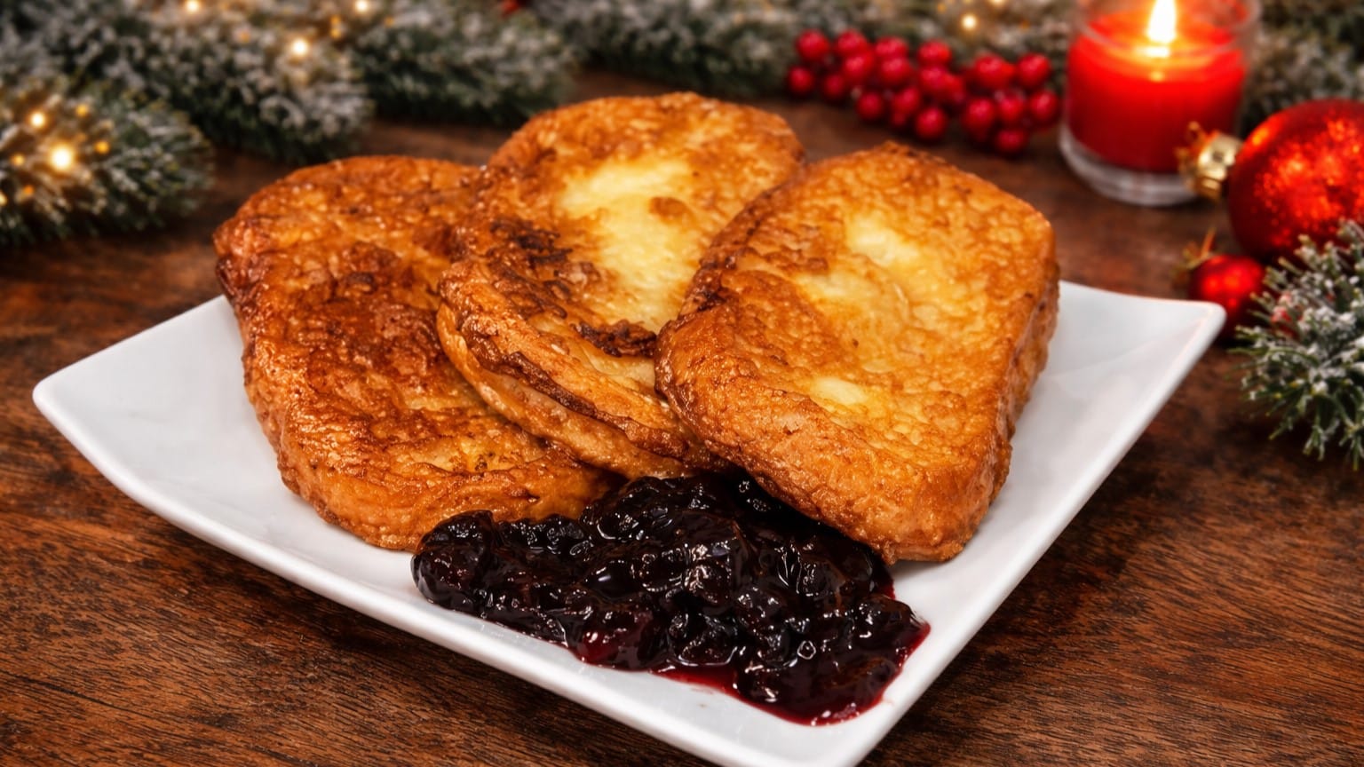 Пържени филийки с кисело мляко за закуска