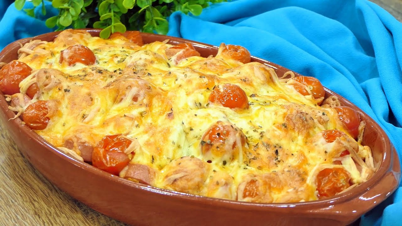 Бърза и лесна рецепта за невероятно вкусна вечеря. Толкова вкусно и евтино ястие! Готово за минути