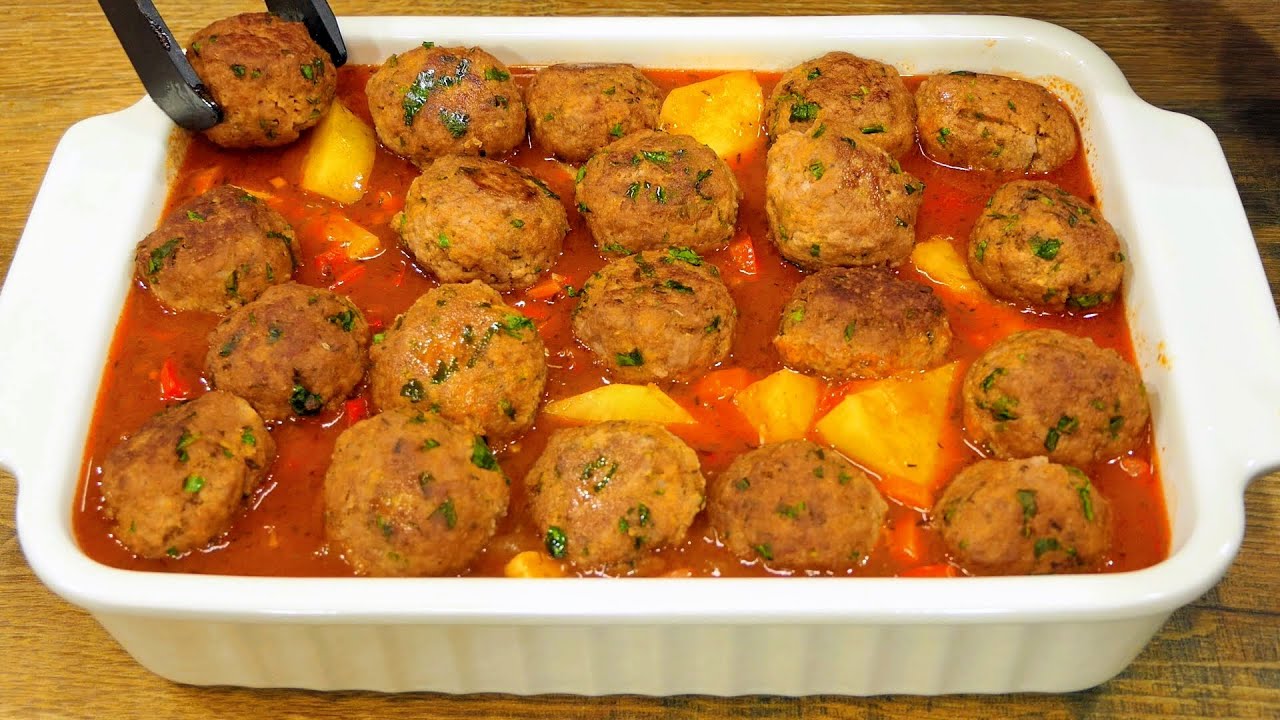 Проста рецепта за вечеря с кюфтета! Лесна, бърза и много вкусна рецепта!