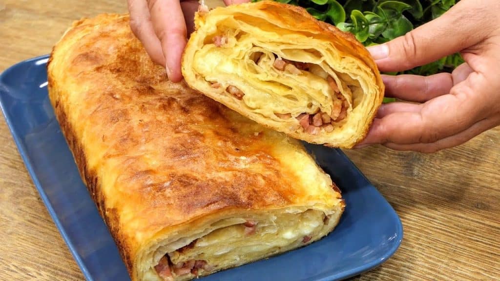 vkusno predqstie s kori bekon i sirene rolki