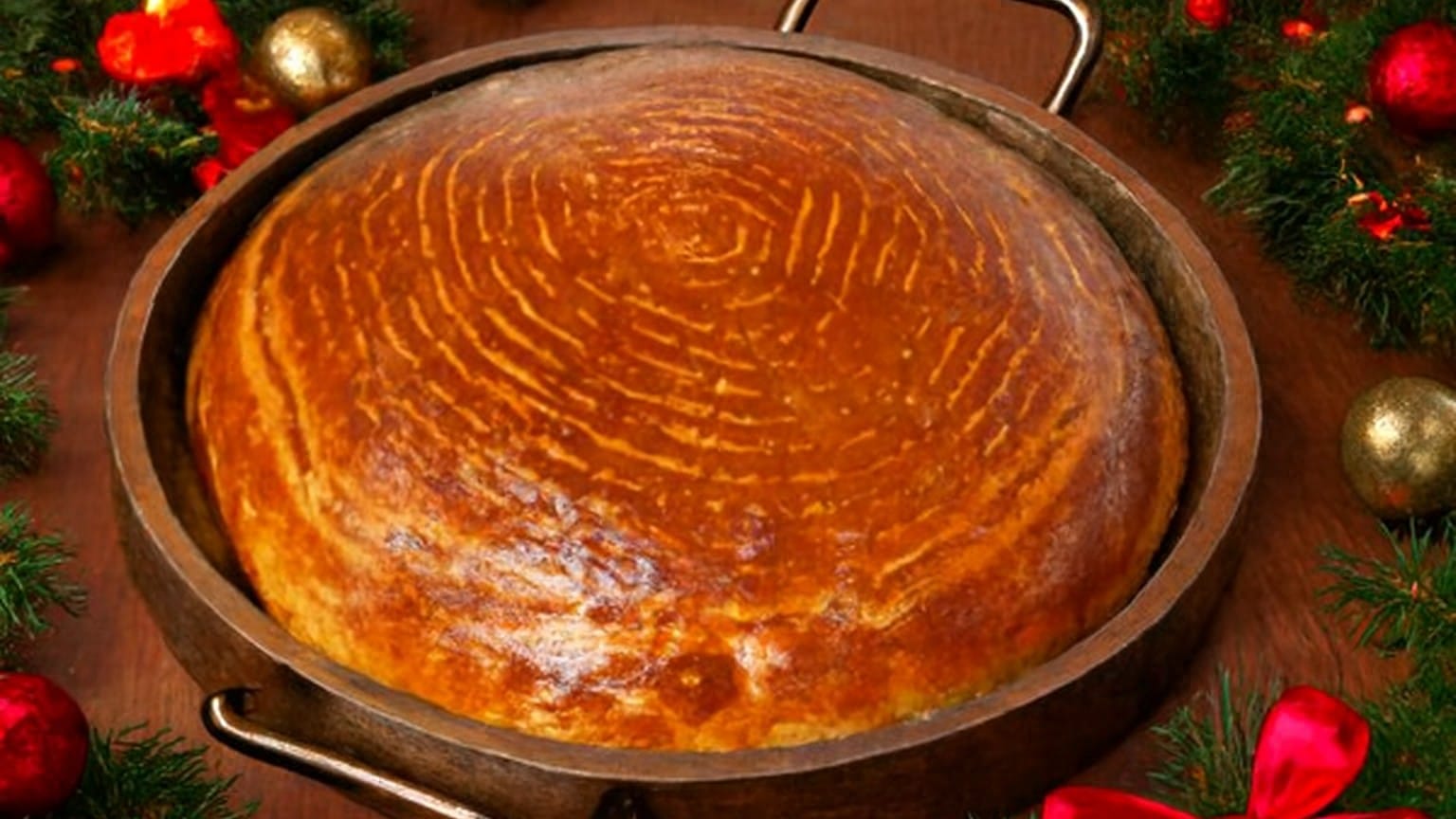 koledna-pitka-s-parichka-zlatista-domashna
