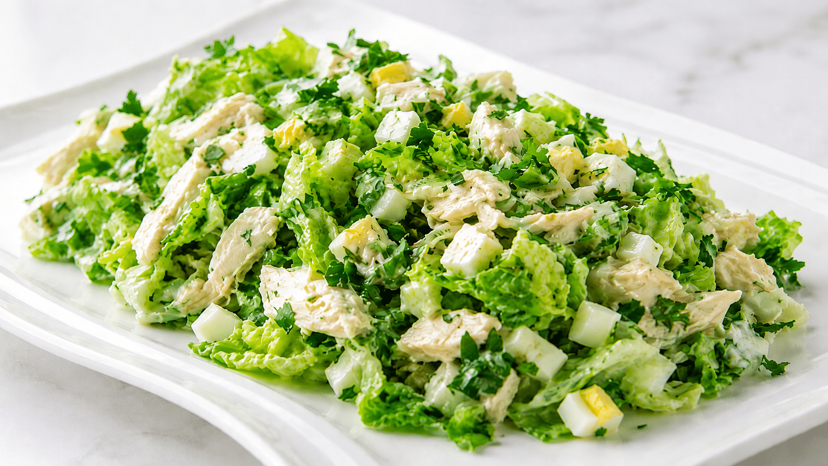 svezha-salata-s-pile-sos-tsezar-i-zelena-salata