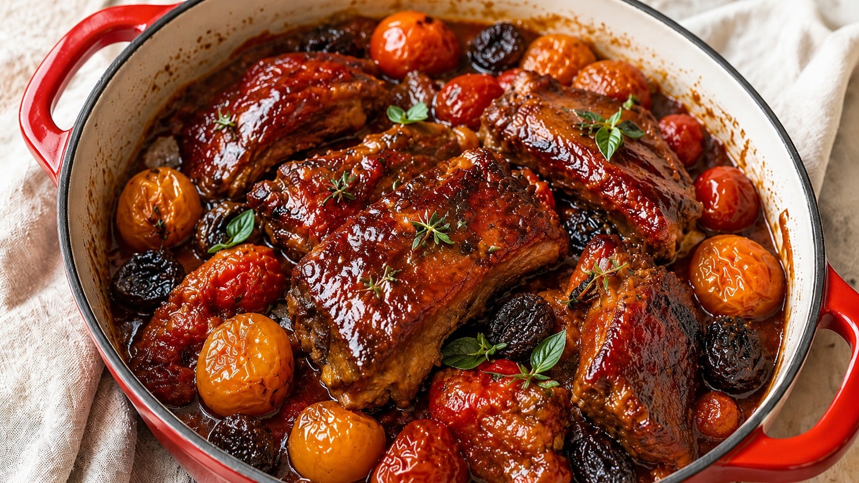 svinski-rebra-s-domati-i-sini-slivi