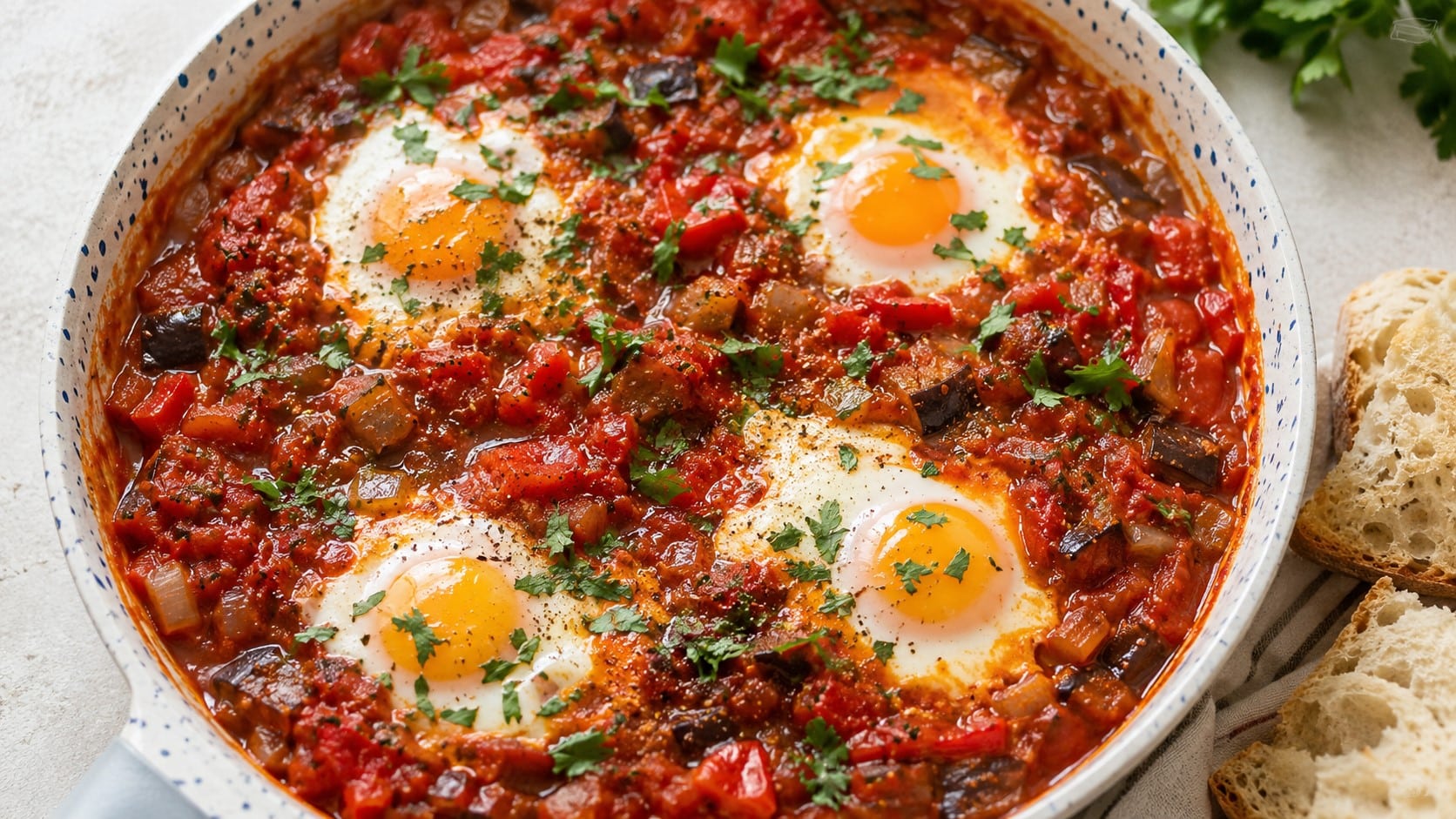 Шакшука с патладжан и подправки shakshuka-s-patladzhan-i-podpravki