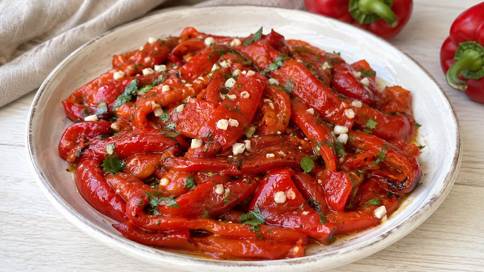 Печени чушки с чесън: Най-вкусната лятна салата pecheni-chushki-s-chesan-nay-vkusnata-lyatna-salata