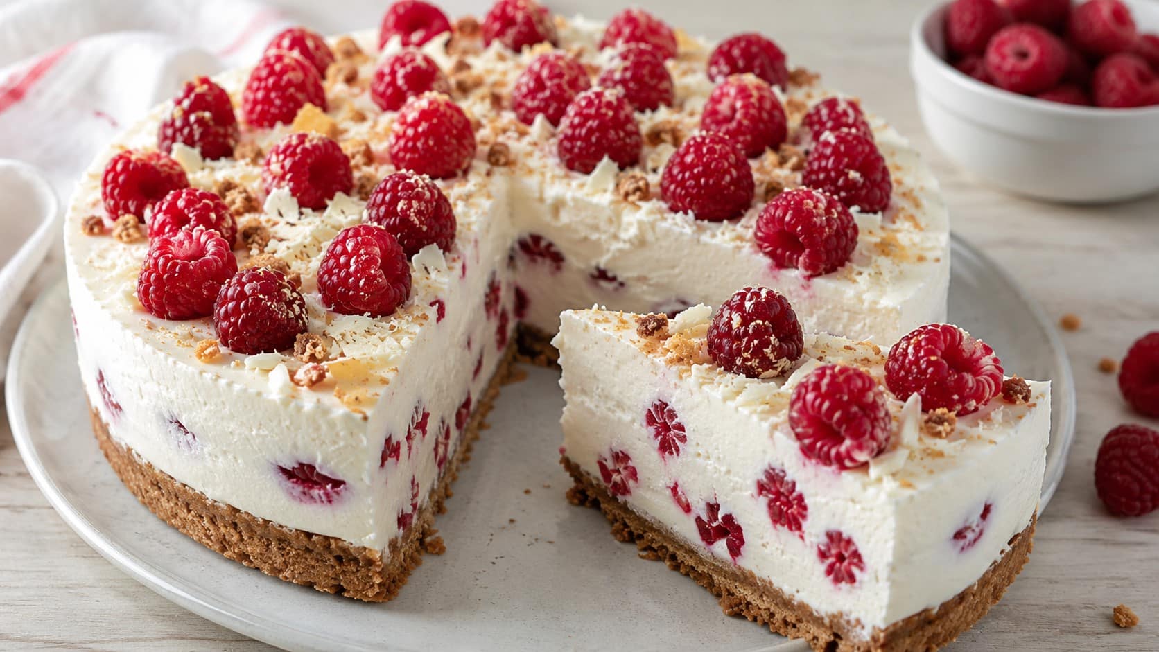Торта с кисело мляко и малини - без печене torta-s-kiselo-mlyako-i-malini-bez-pechene