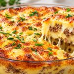 3 лесни домашни вечери с картофи, кайма и патладжан Zapecheno yastie s kartofi i kayma, pokrito sas zlatista kashkavalena korichka, s otdeleno parche ot tavata.