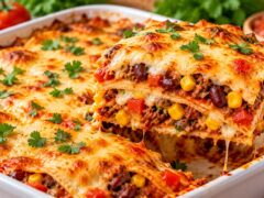 narezyana-meksikanska-zapekanka-s-plastove-tortila-kayma-tsarevitsa-cherven-bob-domaten-sos-i-raztopen-kashkaval