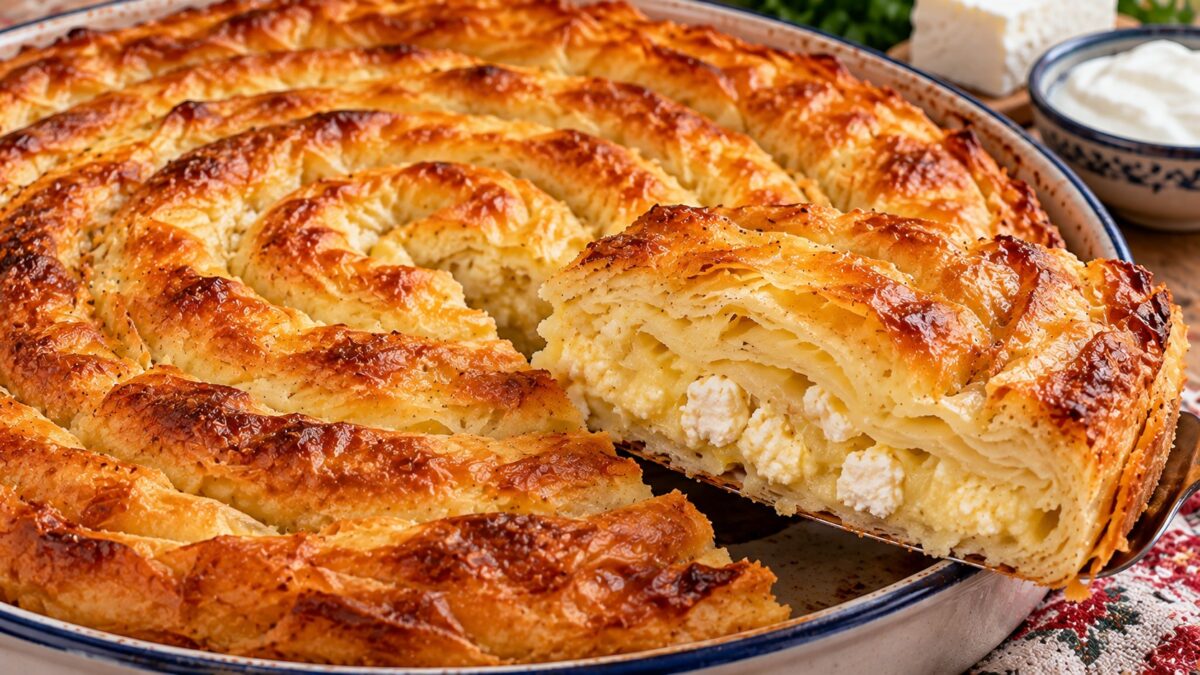 domashen-spiraloviden-byurek-s-yaytsa-i-sirene-sas-zlatisti-hrupkavi-kori