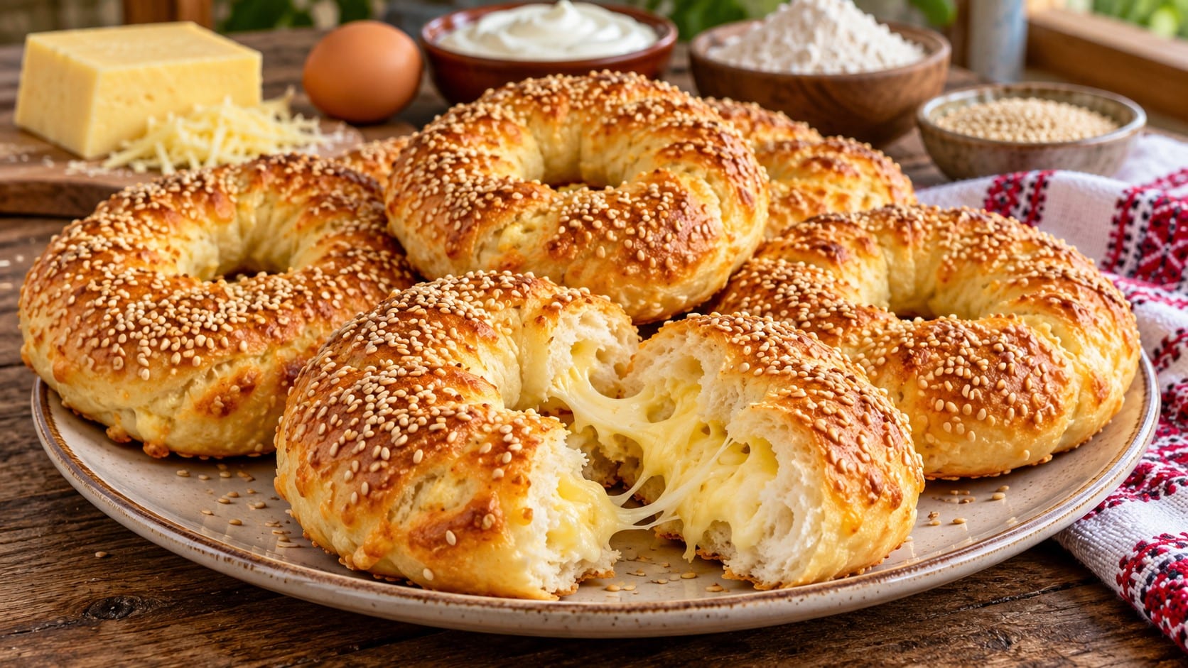 zlatisti-gevrecheta-sas-susam-i-razchupeno-gevreche-s-raztopen-kashkaval-v-chiniya