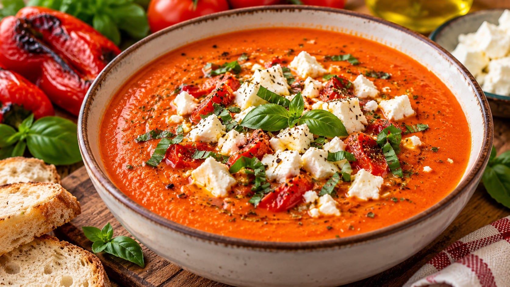 kupichka-s-domatena-supa-feta-pecheni-chushki-i-bosilek