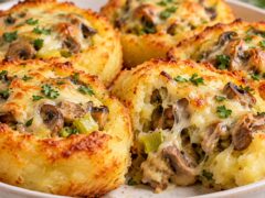zlatisto-izpecheni-kartofeni-gnezda-s-planka-ot-pechurki-praz-raztopen-kashkaval-i-magdanoz-v-chiniya