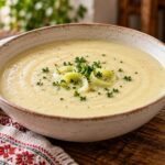 svetla-kremoobrazna-supa-v-keramichna-kupa-s-koltsa-praz-i-naryazan-magdanoz