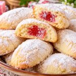 Локумки със свинска мас, локум и кисело мляко domashni-lokumki-s-pudra-zahar-i-razchupena-lokumka-s-vidim-lokum-v-sredata