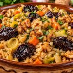 Ориз със сушени сливи, праз и орехи oriz-susheni-slivi-praz-i-orehi