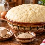 Прясна или суха мая – разлики при замесването на тесто vтасalo-testo-v-glinena-kupa-do-pryasna-maya-suha-maya-brashno-mlyako-i-yaytse