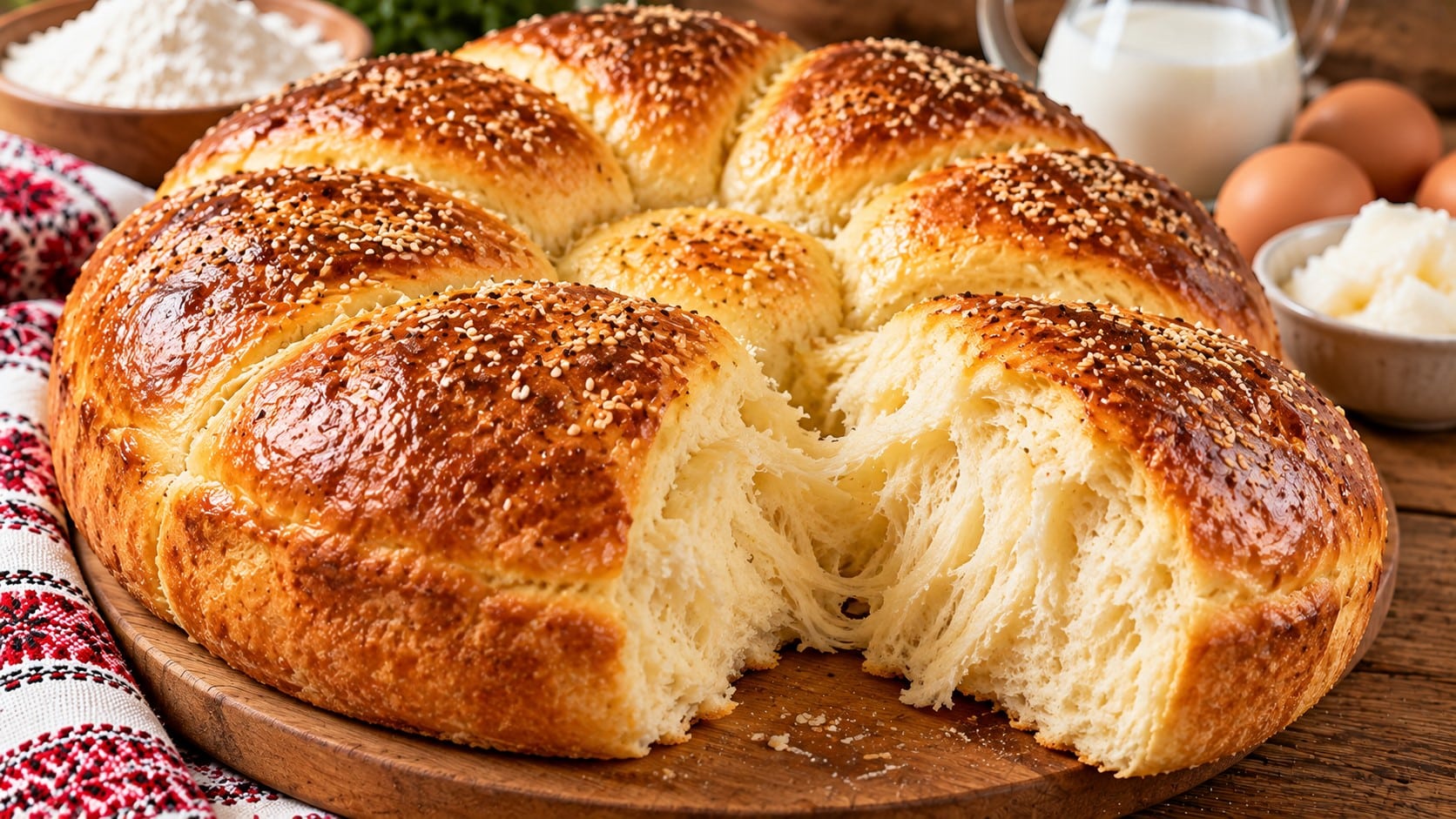kragla-zlatista-pogacha-sas-susam-i-razchupena-vazdushna-sredina