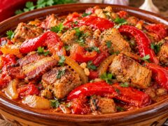 svinsko-bekon-pecheni-chushki-i-luk